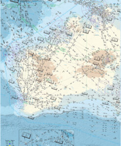West Coast Australia - METAR Map - 71 x 99cm